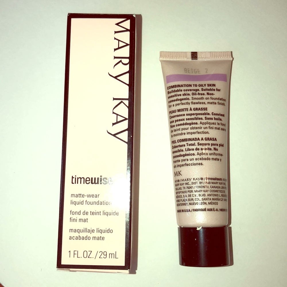 Mary Kay Matte- Wear Liquid Foundation Beige 2